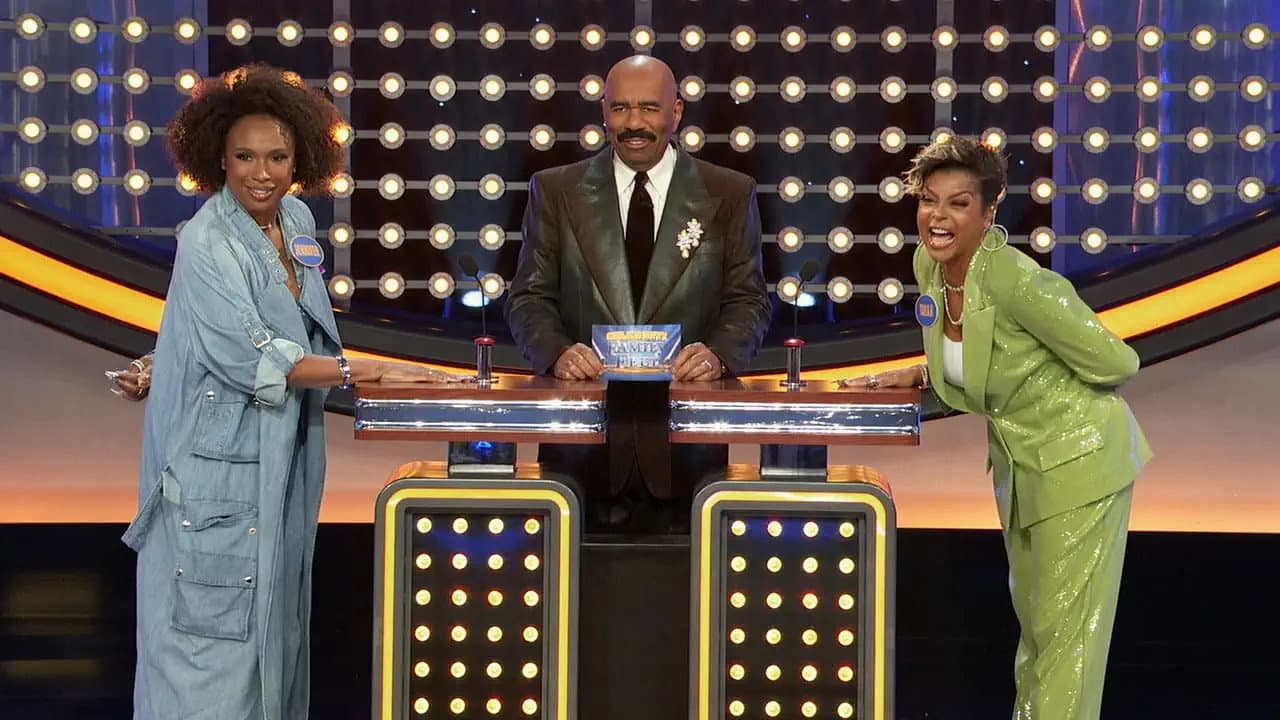 Still from Taraji P. Henson vs. Jennifer Hudson and The Dan Patrick Show vs. The Rich Eisen Show