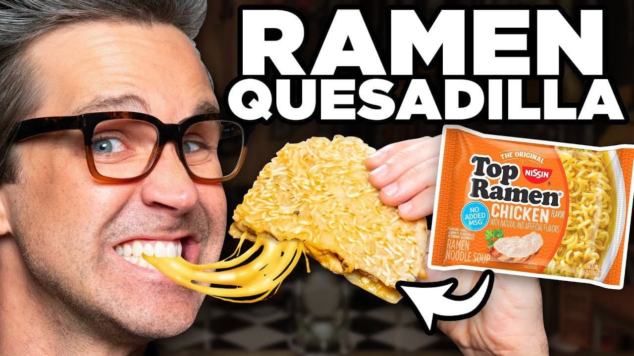 Still from Will It Quesadilla? Taste Test