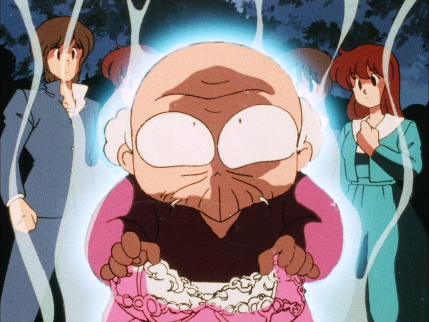 Still from Enter Happosai, the Lustful Lecher!