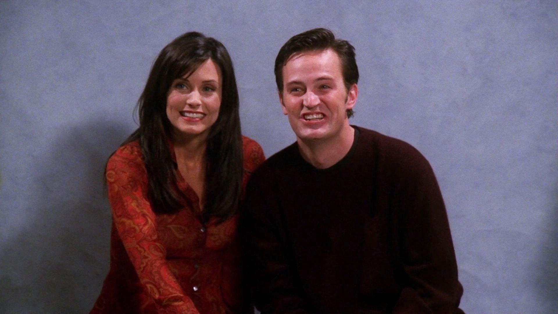 Still from The One with the Engagement Picture