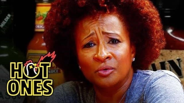 Still from Wanda Sykes Confesses Everything While Eating Spicy Wings