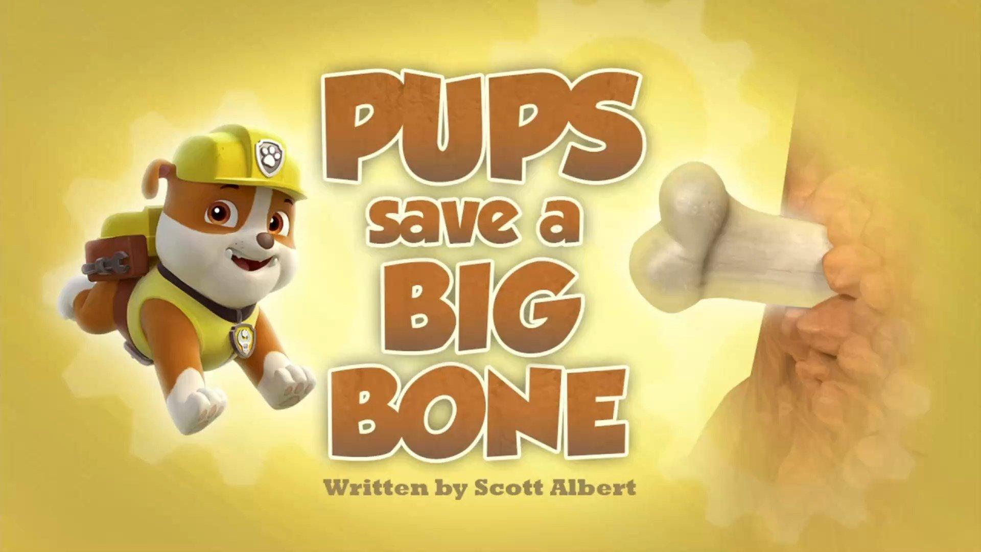 Still from Pups Save a Big Bone