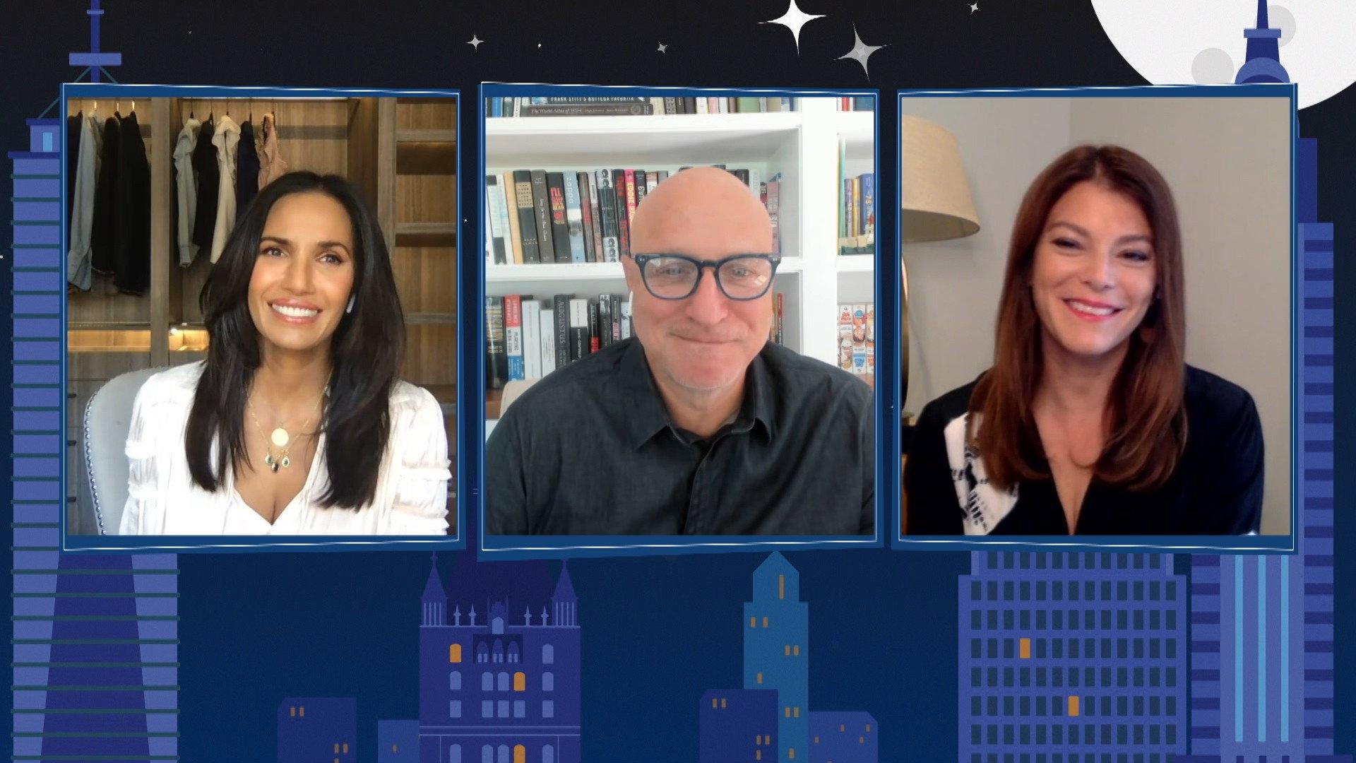 Still from Top Chef: Gail, Padma, & Tom
