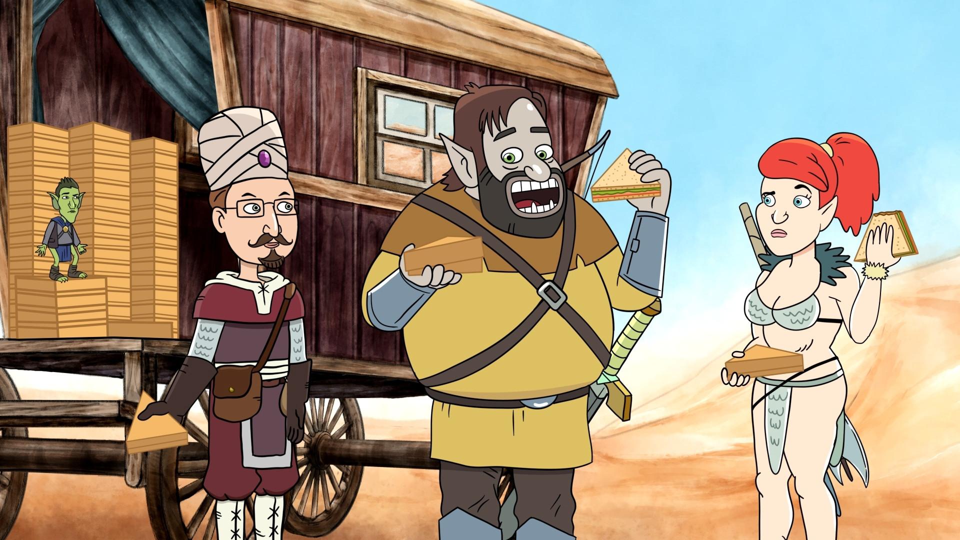 Still from Entering the Sandman Desert