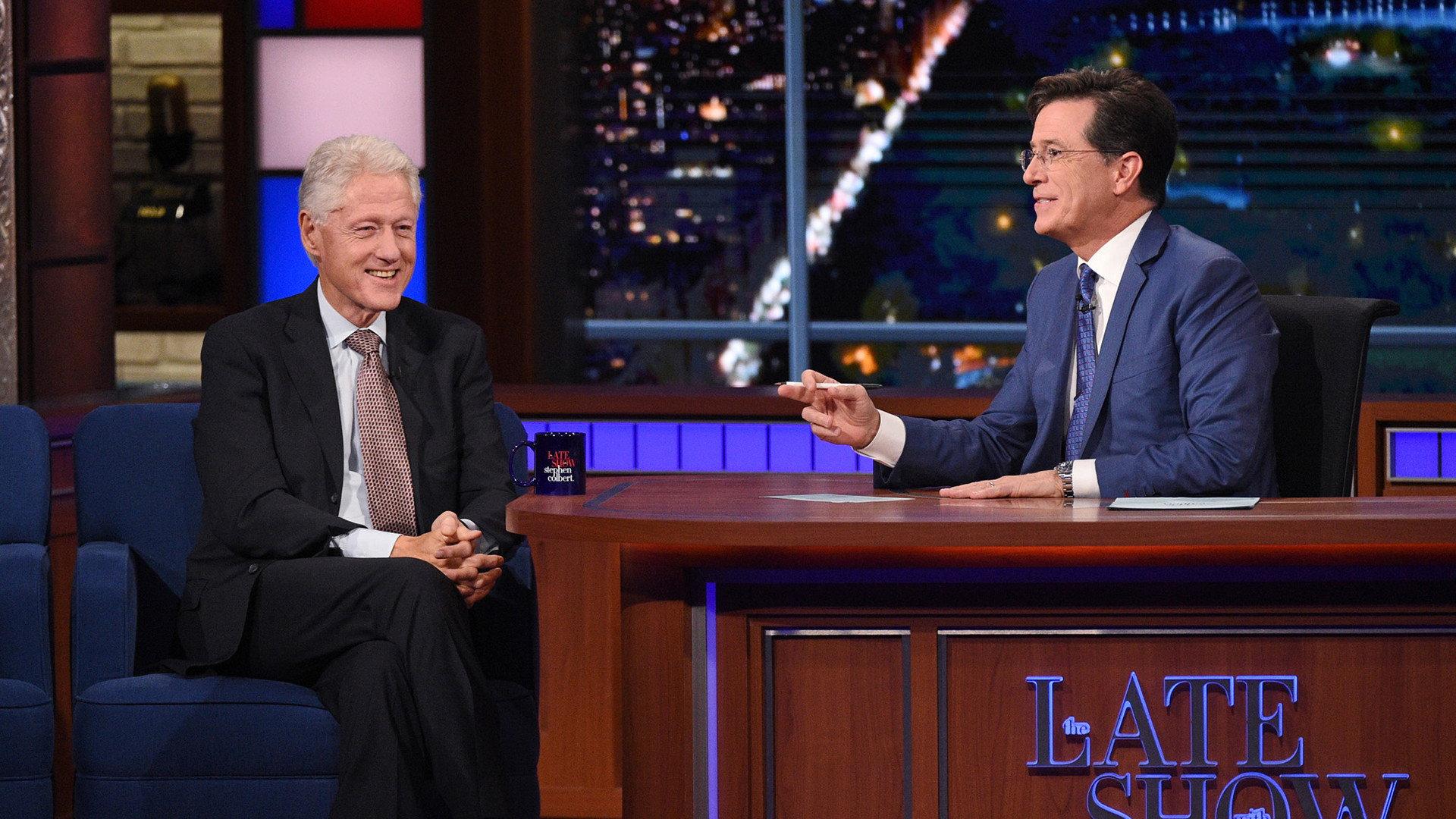 Still from Bill Clinton, Billy Eichner, Florence & the Machine