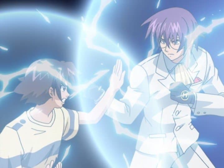 Still from Showdown between the Leaders! The Man with the Legendary Spear!