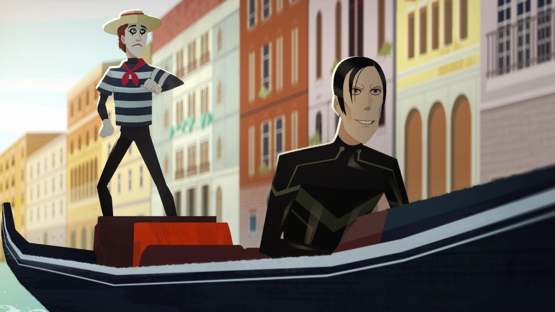 Still from The Masks of Venice Caper
