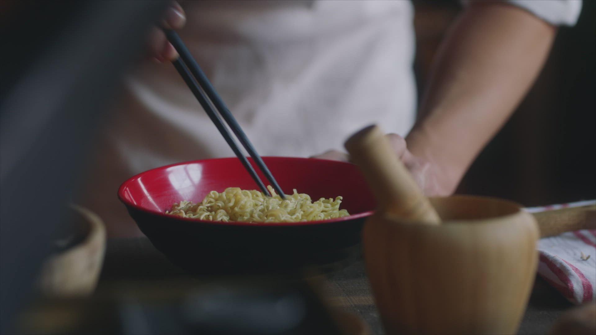Still from Asian Food Invasion
