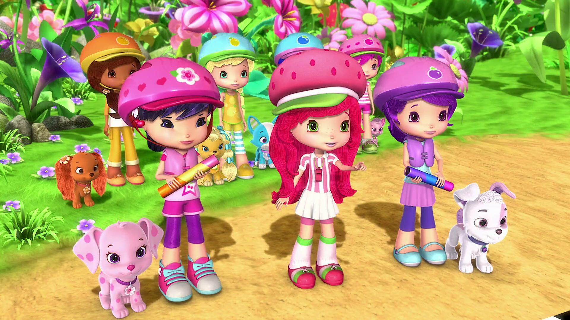 Still from The Berry Big Relay Race
