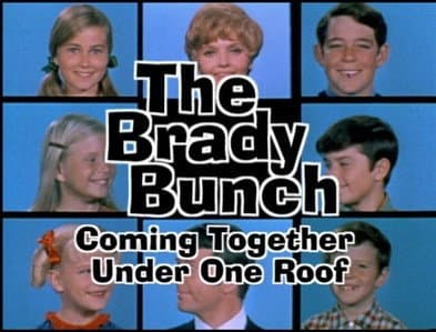 Still from The Brady Bunch - Coming Together Under One Roof