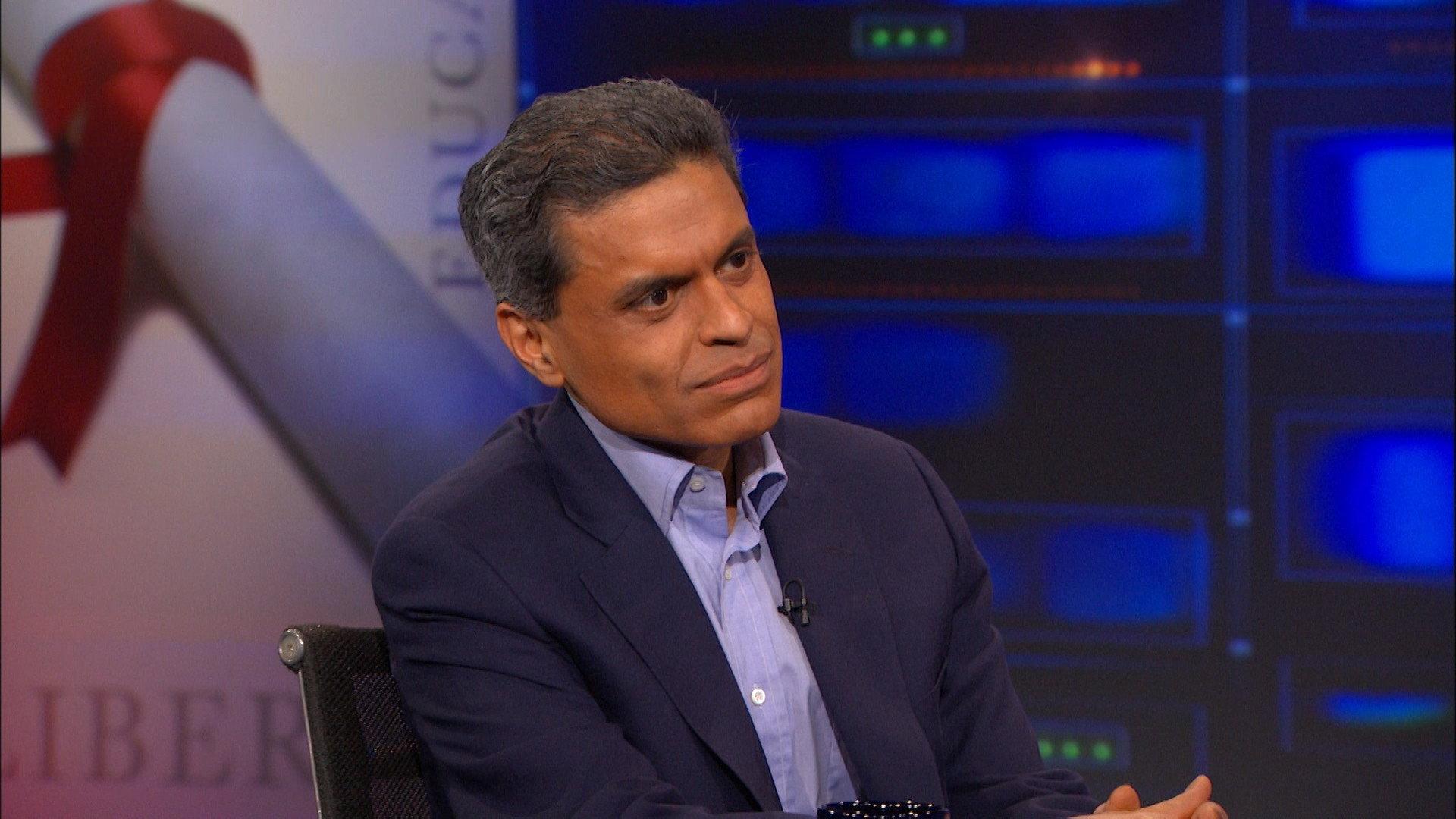 Still from Fareed Zakaria