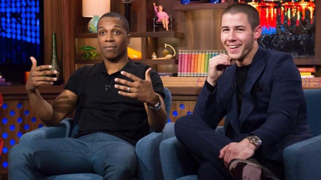 Still from Nick Jonas & Leslie Odom Jr.