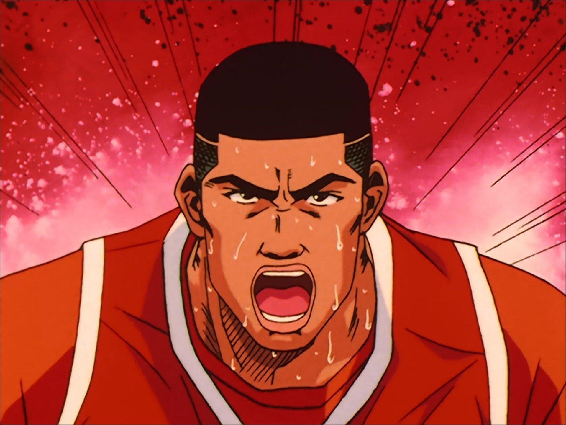 Still from Shohoku vs. Jousei