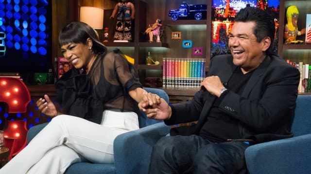 Still from George Lopez & Angela Bassett