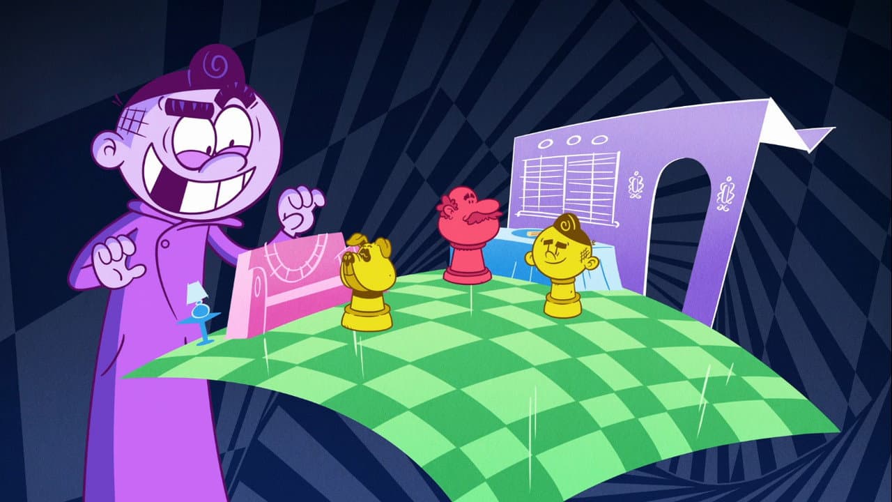 Still from Rook, Line, & Sinker