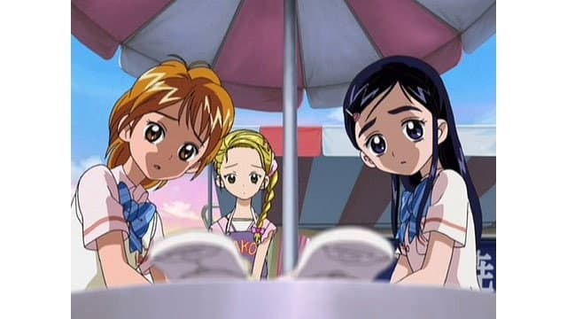 Still from The Horror of Baldez! Pretty Cure Cornered