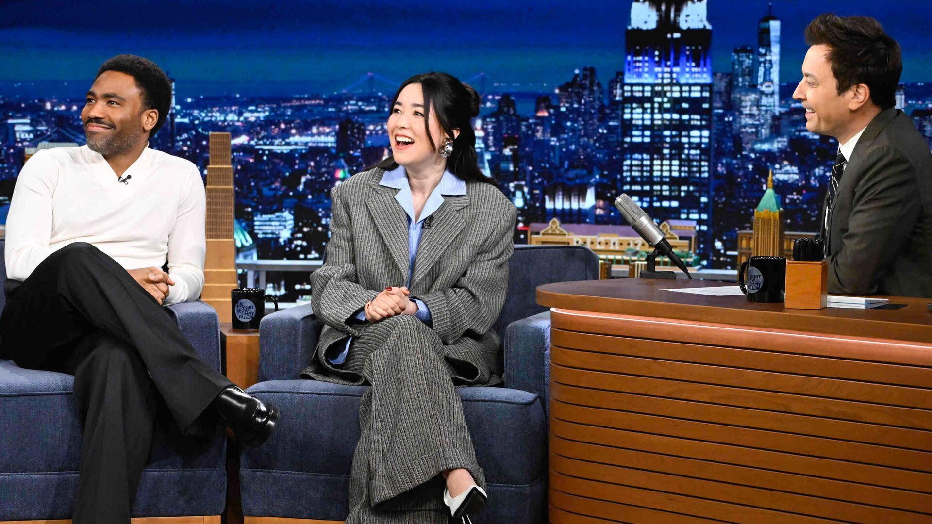 Still from Donald Glover & Maya Erskine, Bryce Dallas Howard, Jourdain Fisher