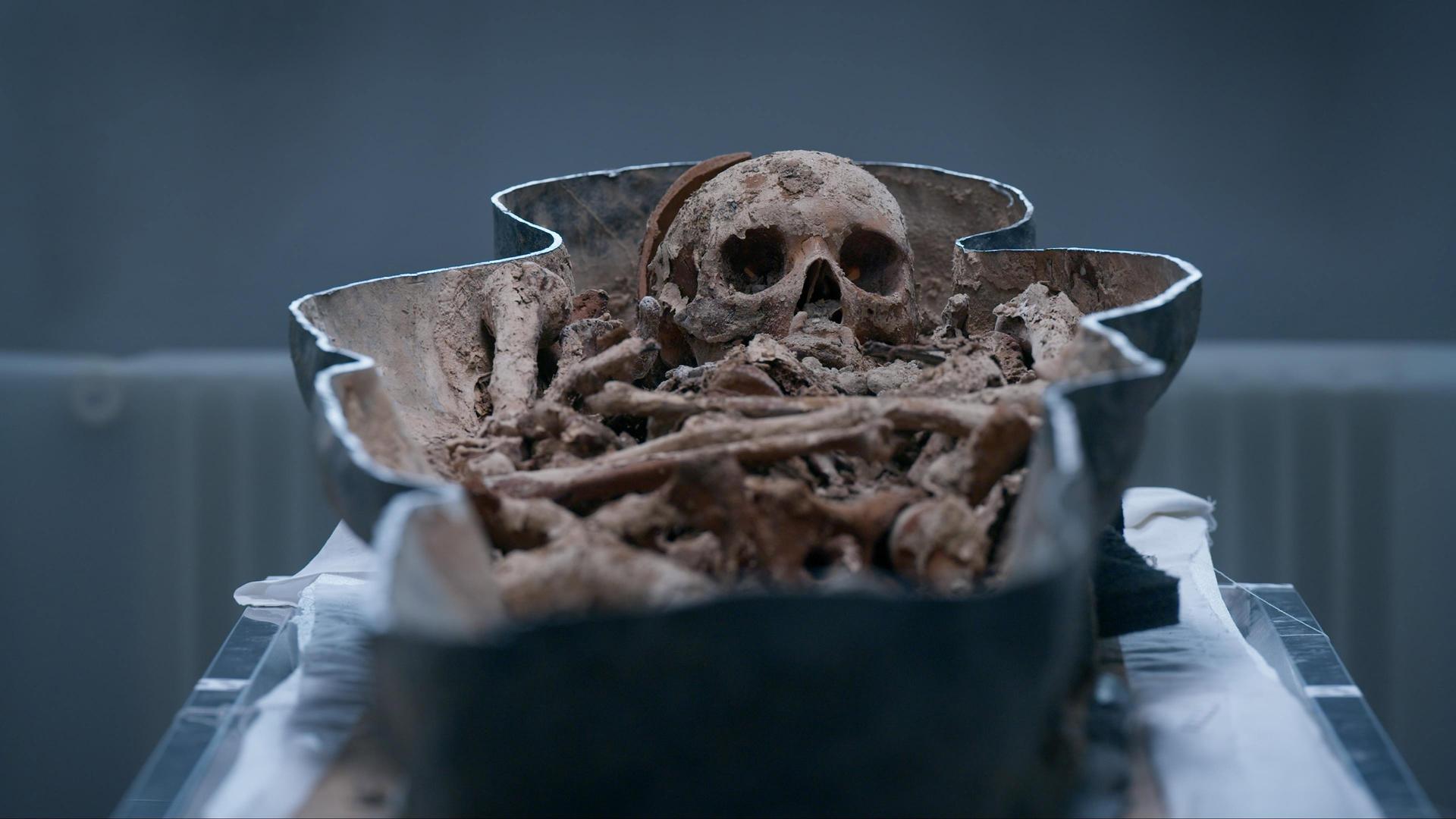 Still from Lost Tombs of Notre Dame