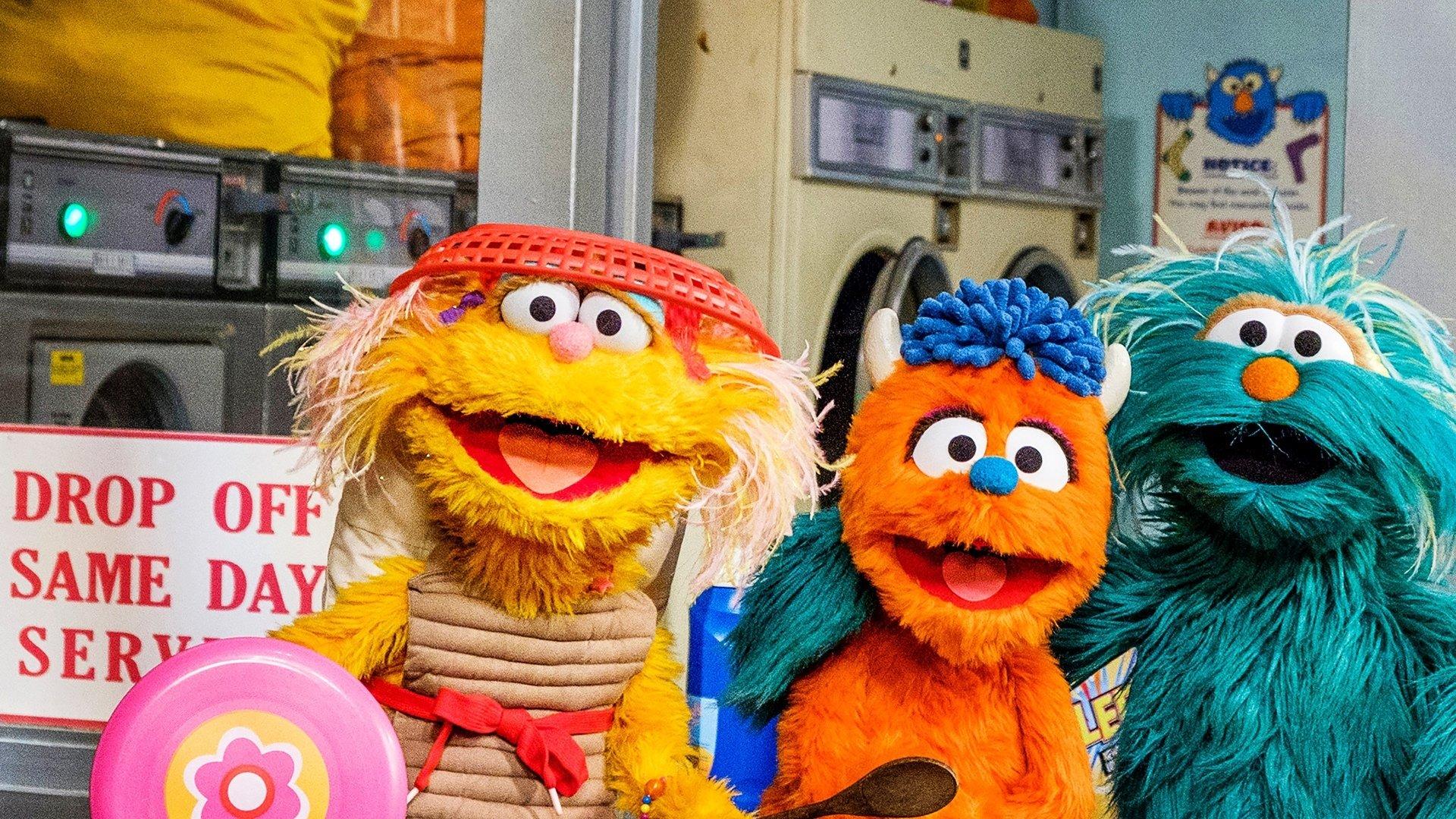 Still from Dinosaur in the Laundromat