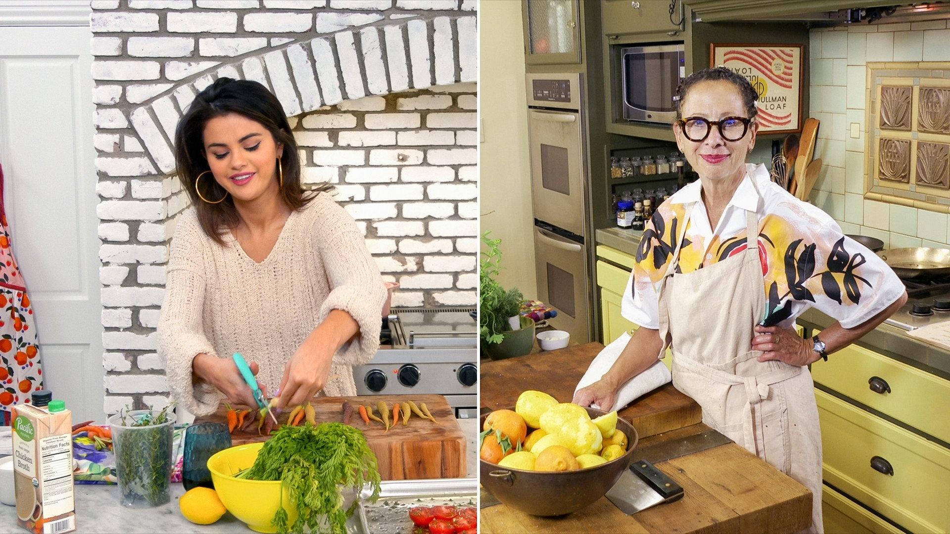 Still from Selena + Nancy Silverton