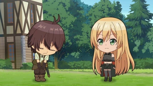 Still from Doki Doki! Mini Mini! Hidden Dungeon Theater #9: Leila's Special Training