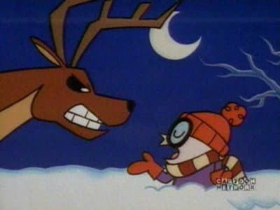 Still from Dexter Vs. Santa's Claws