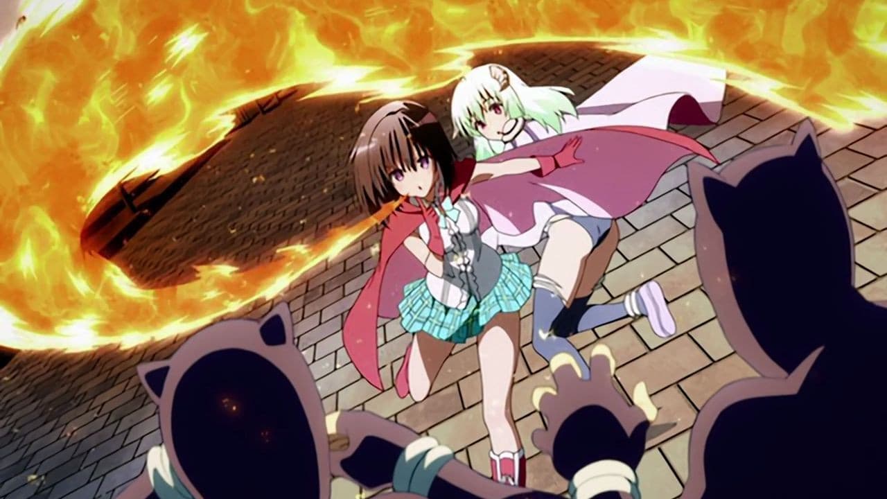 Still from Girl of Blaze ~Magical Kyouko - Flame~ / Infiltration ~Kyouko in Trouble?~ / Adhesion ~But no Ill Intent~