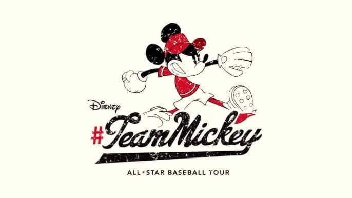 Still from Team Mickey Hits The Baseball Field