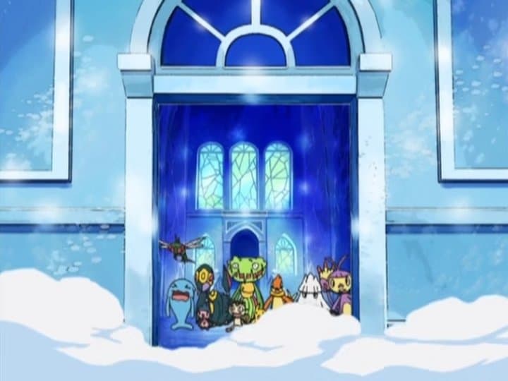Still from Pikachu's Great Ice Adventure