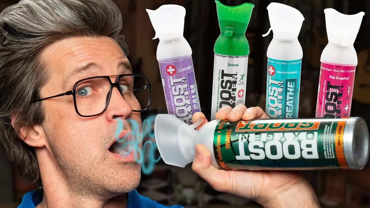 Still from Flavored Oxygen Taste Test