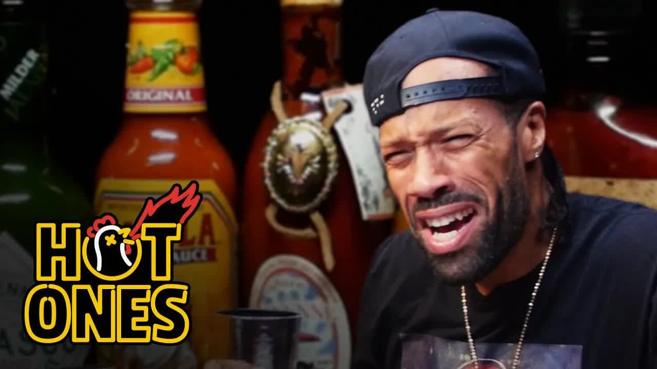 Still from Redman Wilds Out Eating Spicy Wings