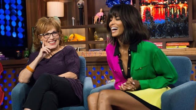 Still from Ciara & Joy Behar