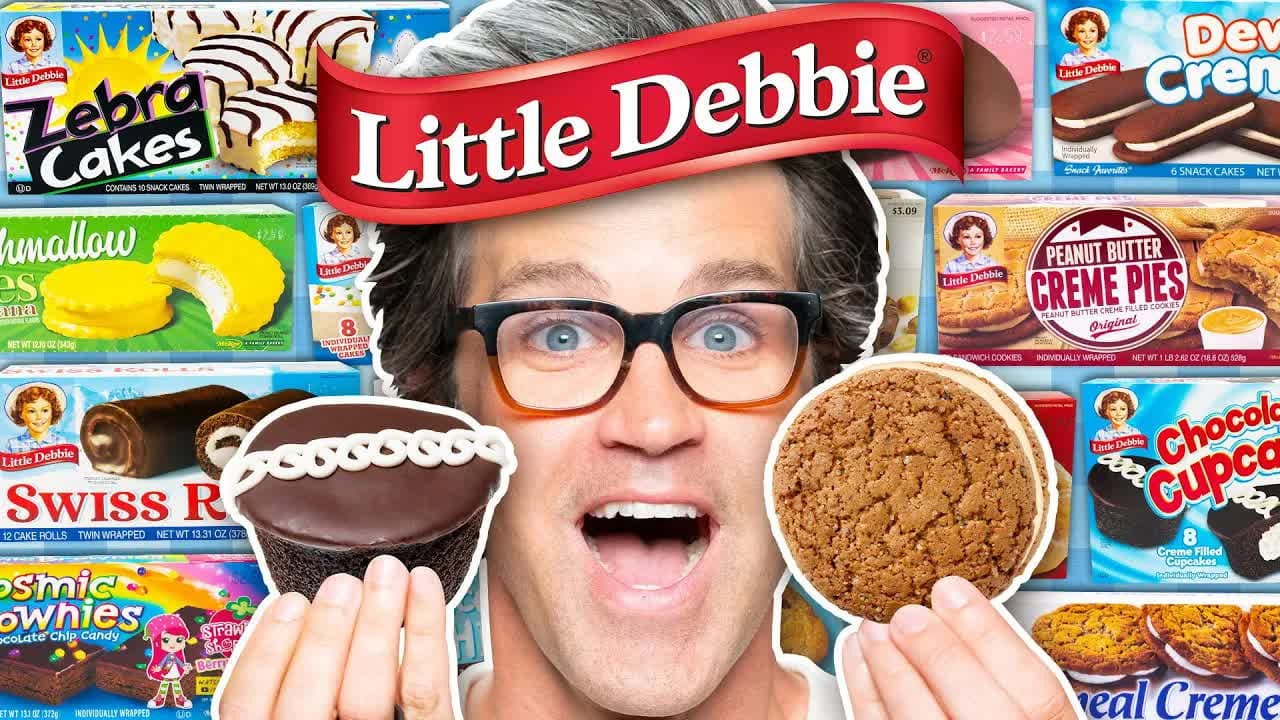 Still from We Tried EVERY Little Debbie Snack