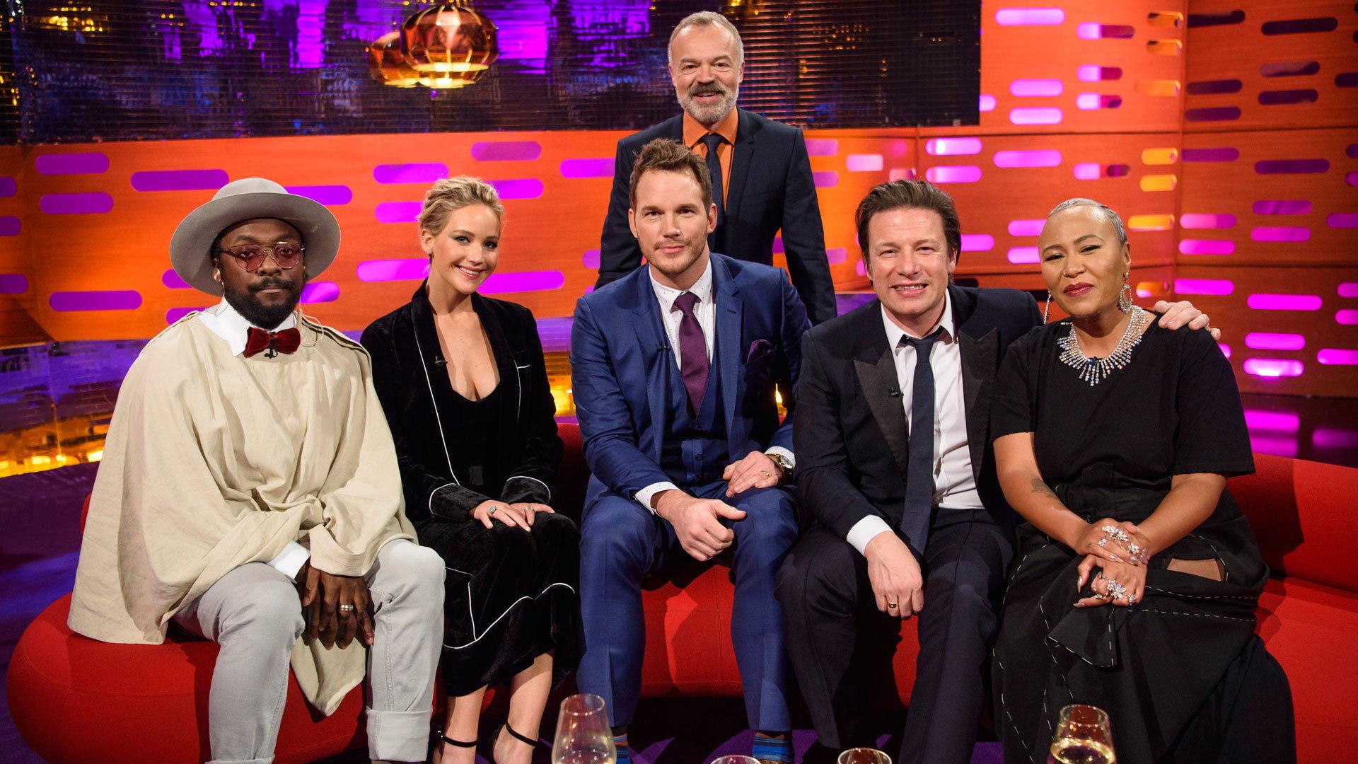 Still from Jennifer Lawrence, Chris Pratt, Jamie Oliver, Will.i.am, Emeli Sande