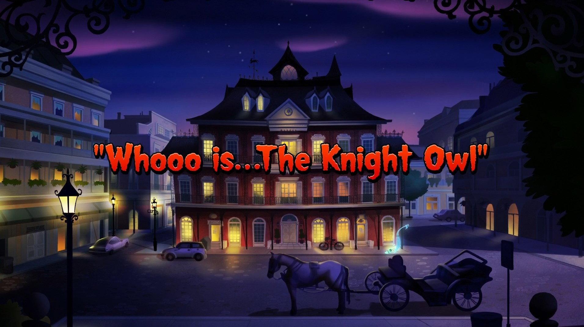 Still from Whooo Is... The Knight Owl