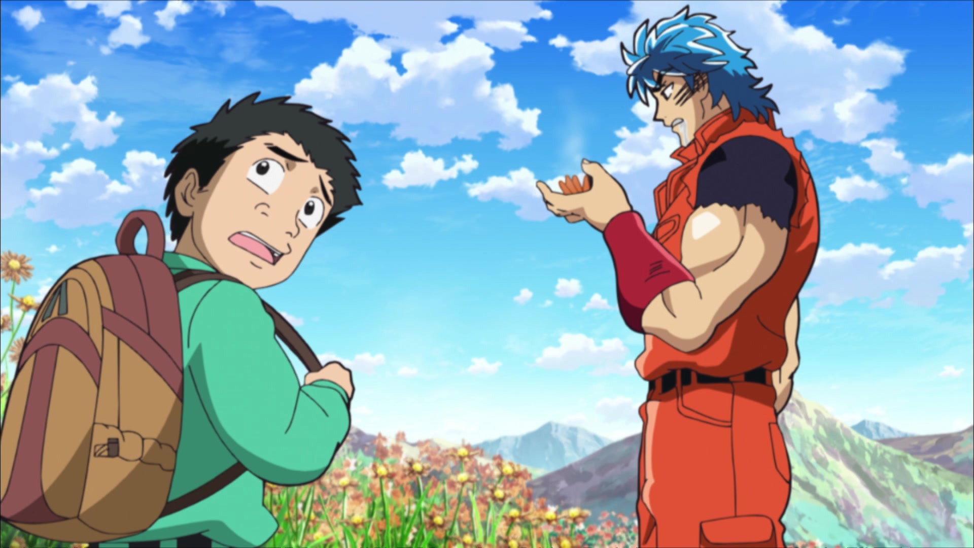 Still from Who are the Strongest Partners? Whole Island Cooking!