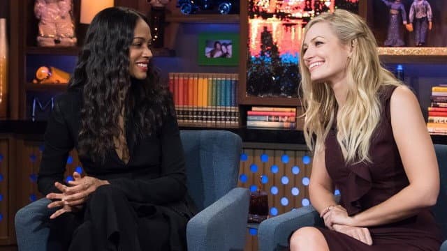Still from Beth Behrs & Zoe Saldana