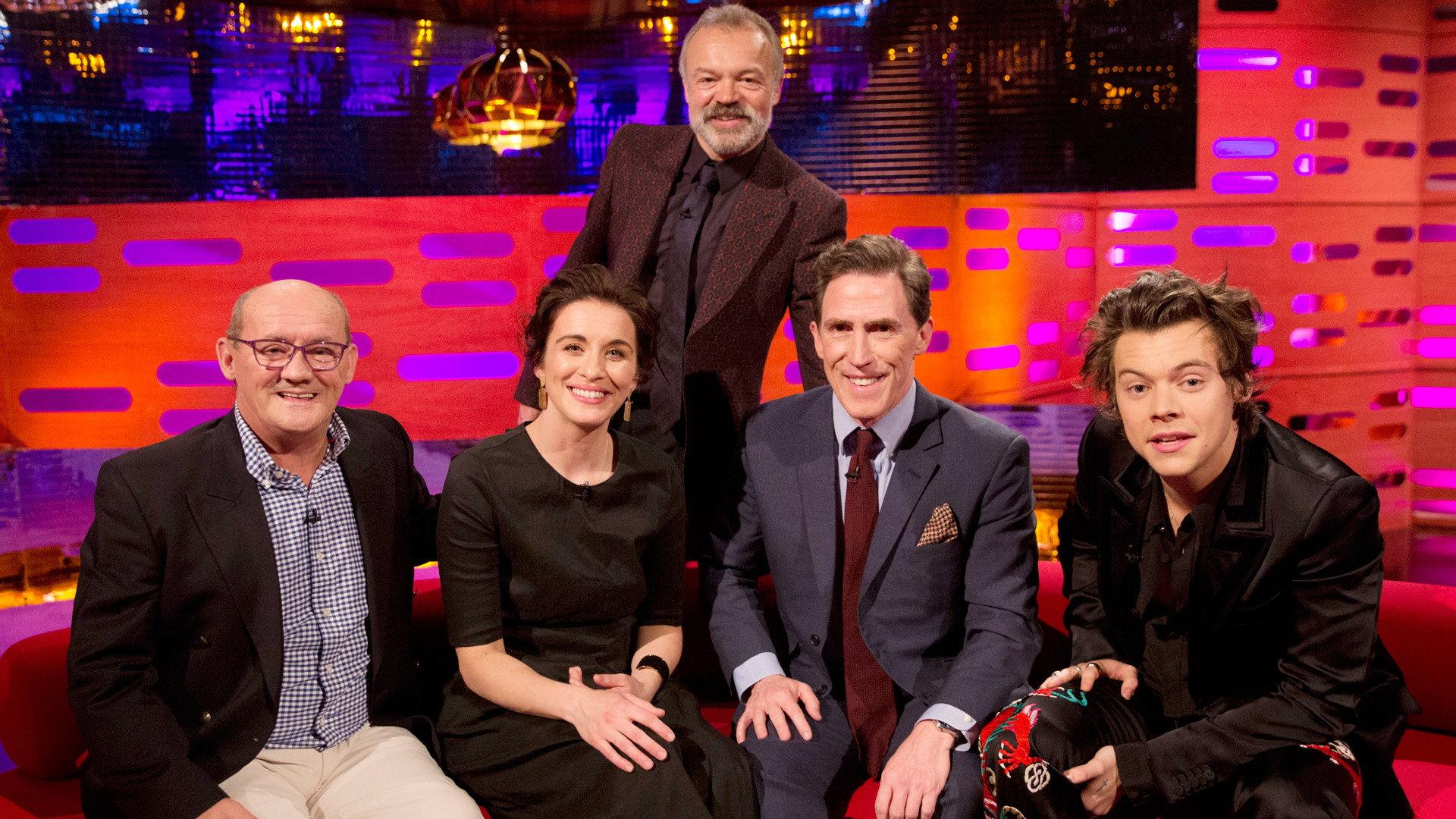 Still from Brendan O'Carroll, Vicky McClure, Rob Brydon, Harry Styles