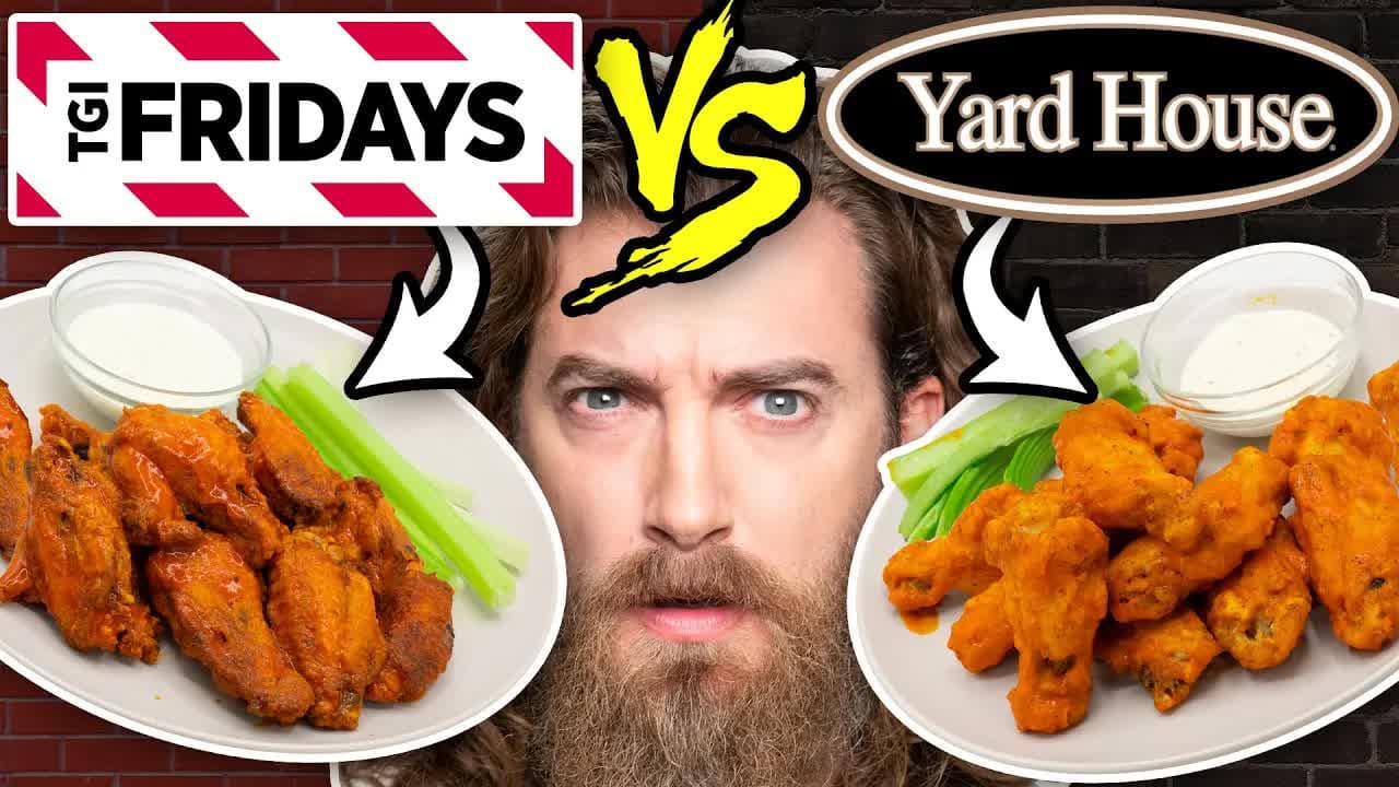 Still from TGI Friday's vs Yard House Taste Test | FOOD FEUDS