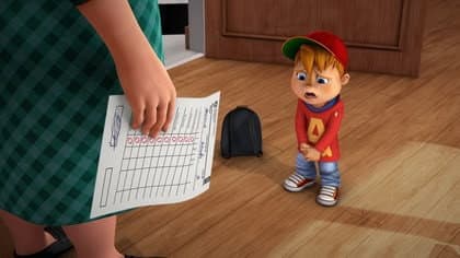 Still from Alvin Gets Schooled