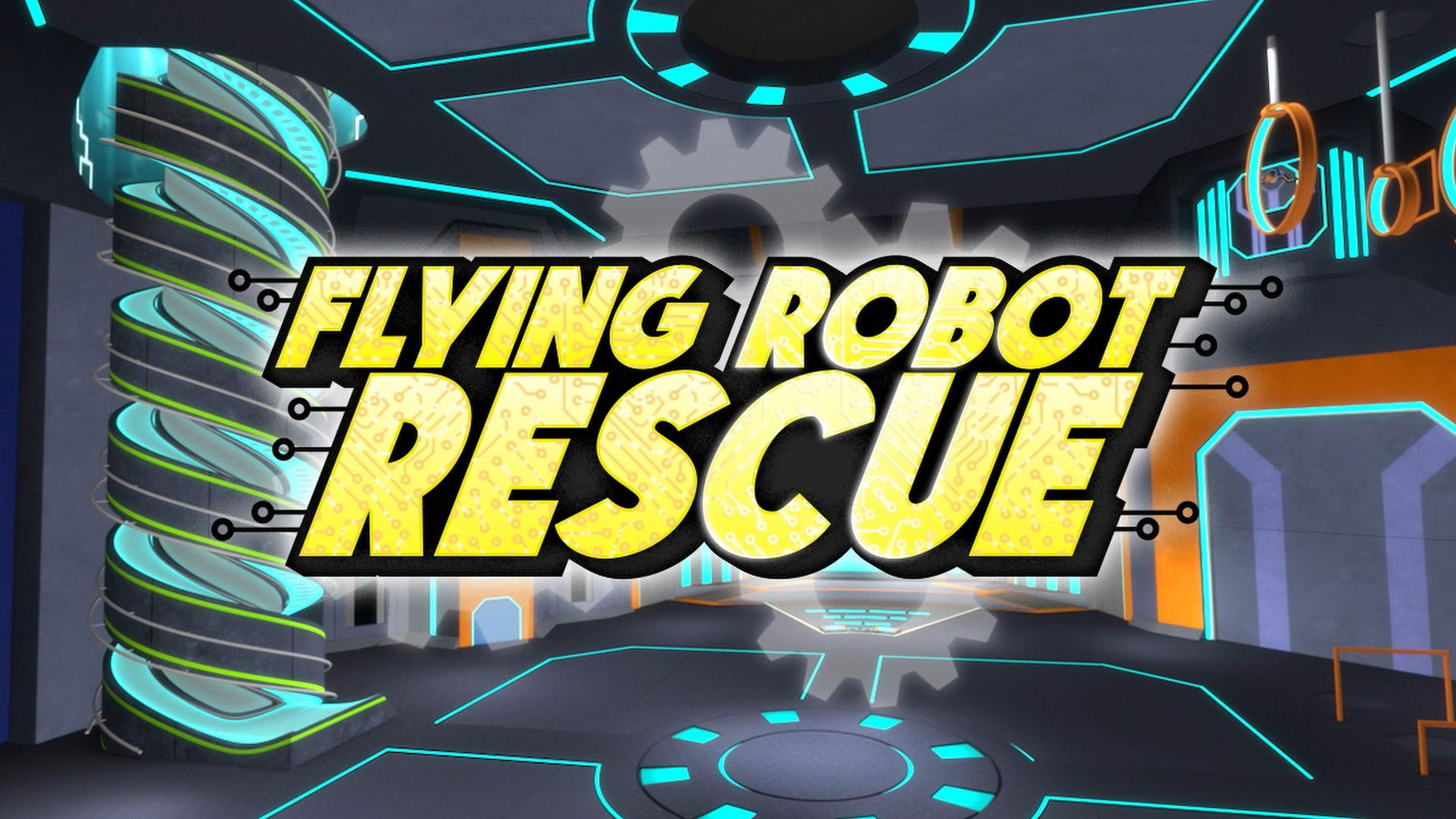 Still from Flying Robot Rescue