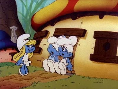 Still from Gingerbread Smurfs