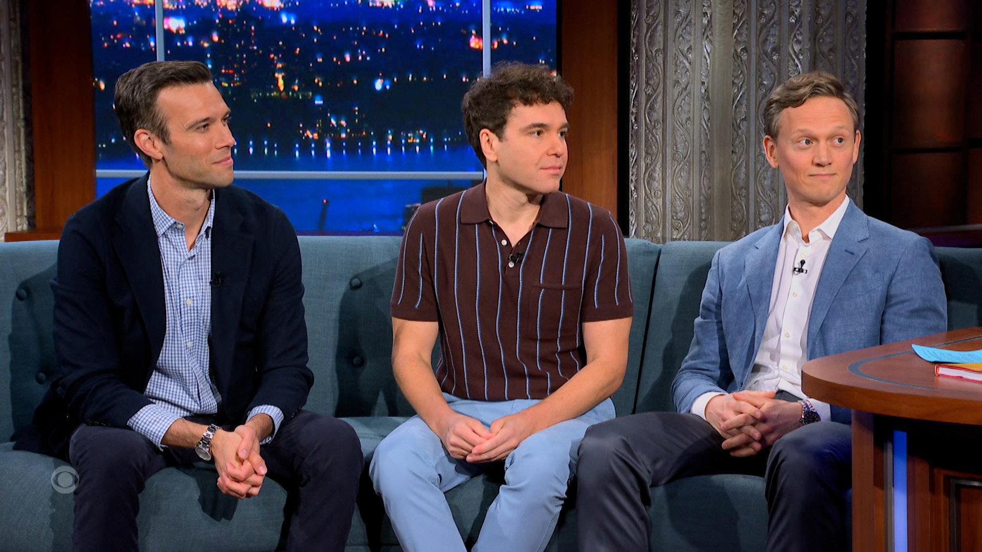Still from 6/18/24 (Jon Favreau, Jon Lovett, Tommy Vietor, Lake Street Dive)