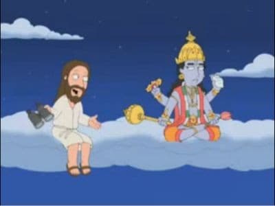 Still from Jesus and Vishnu on Christmas Eve
