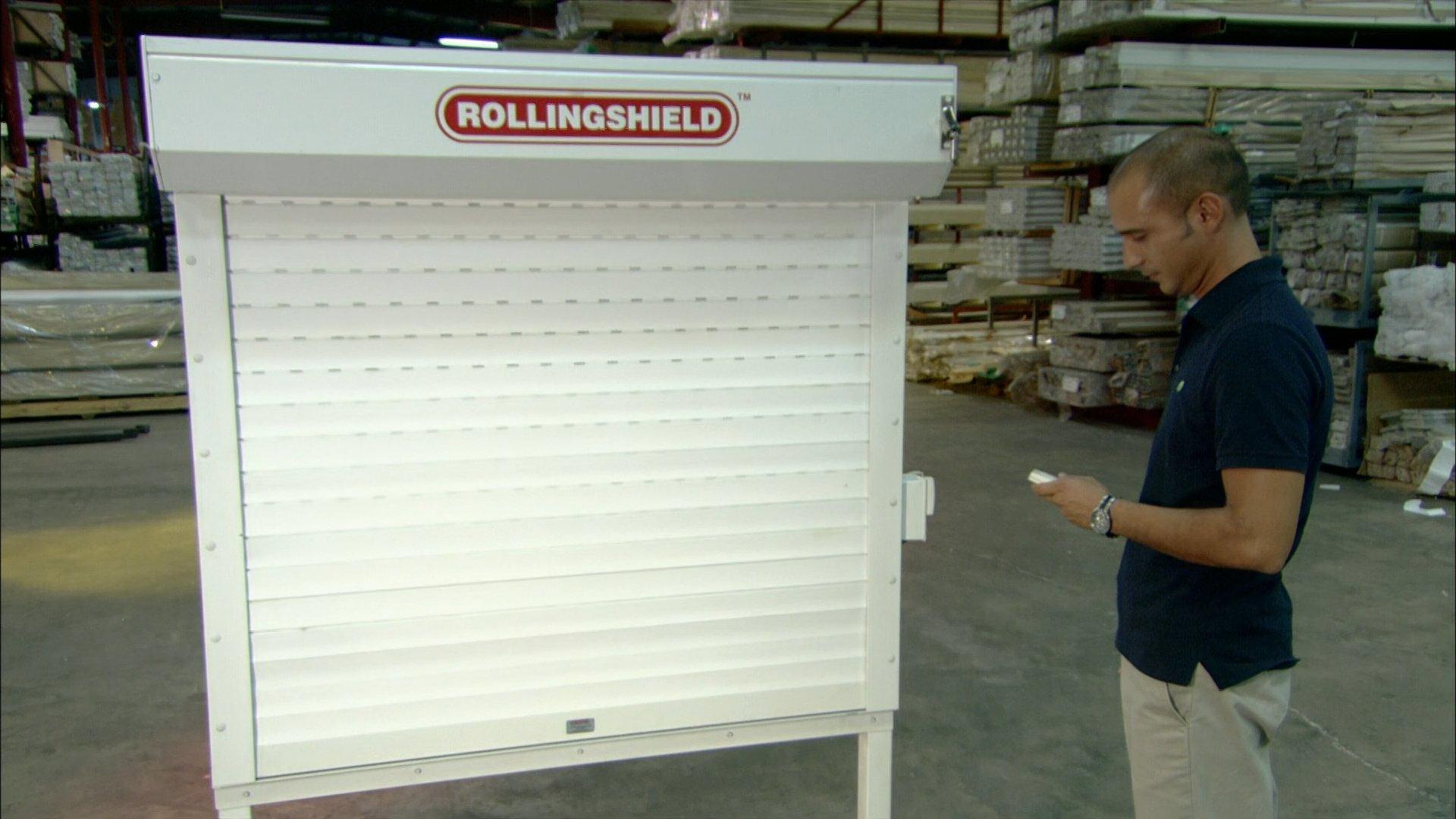 Still from Flight Simulators, Bookbinding, Greenhouse Tomatoes, Hurricane-Proof Shutters