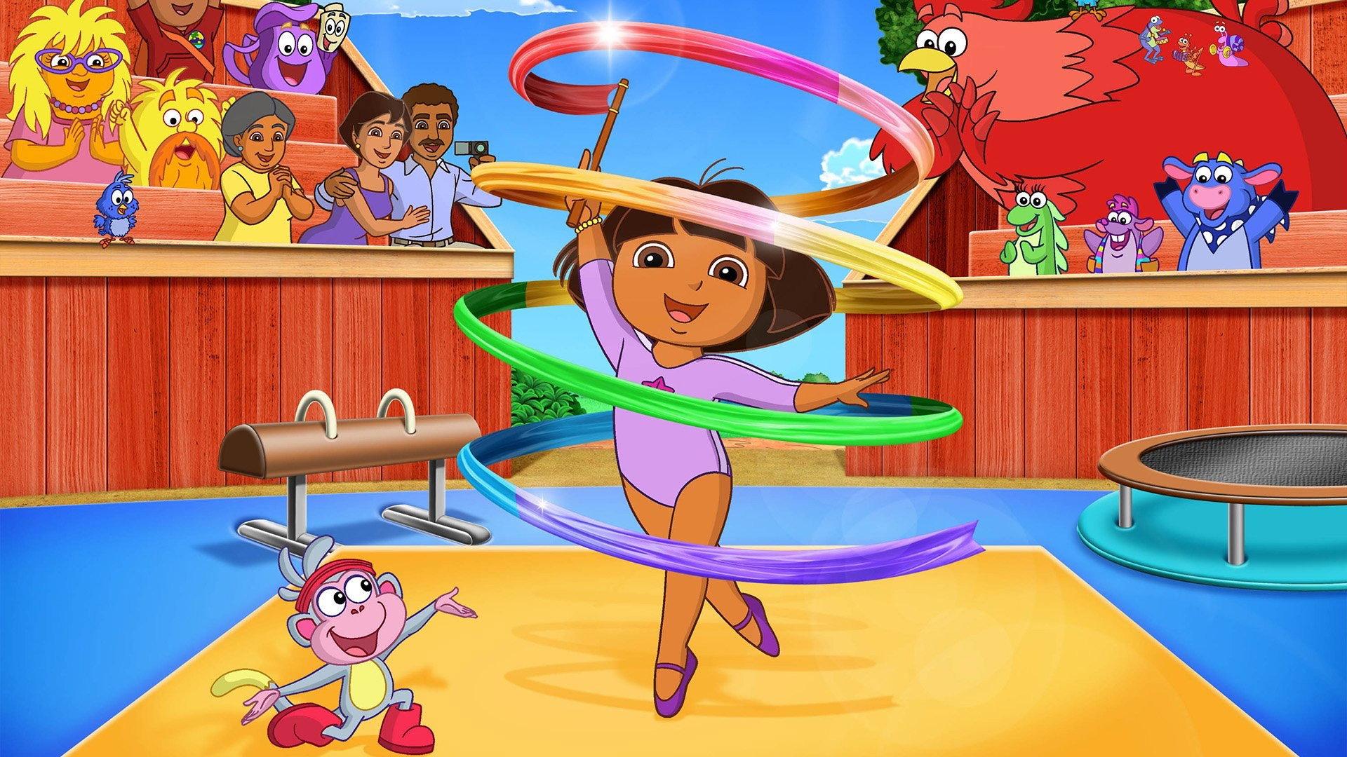 Still from Dora's Fantastic Gymnastics Adventure