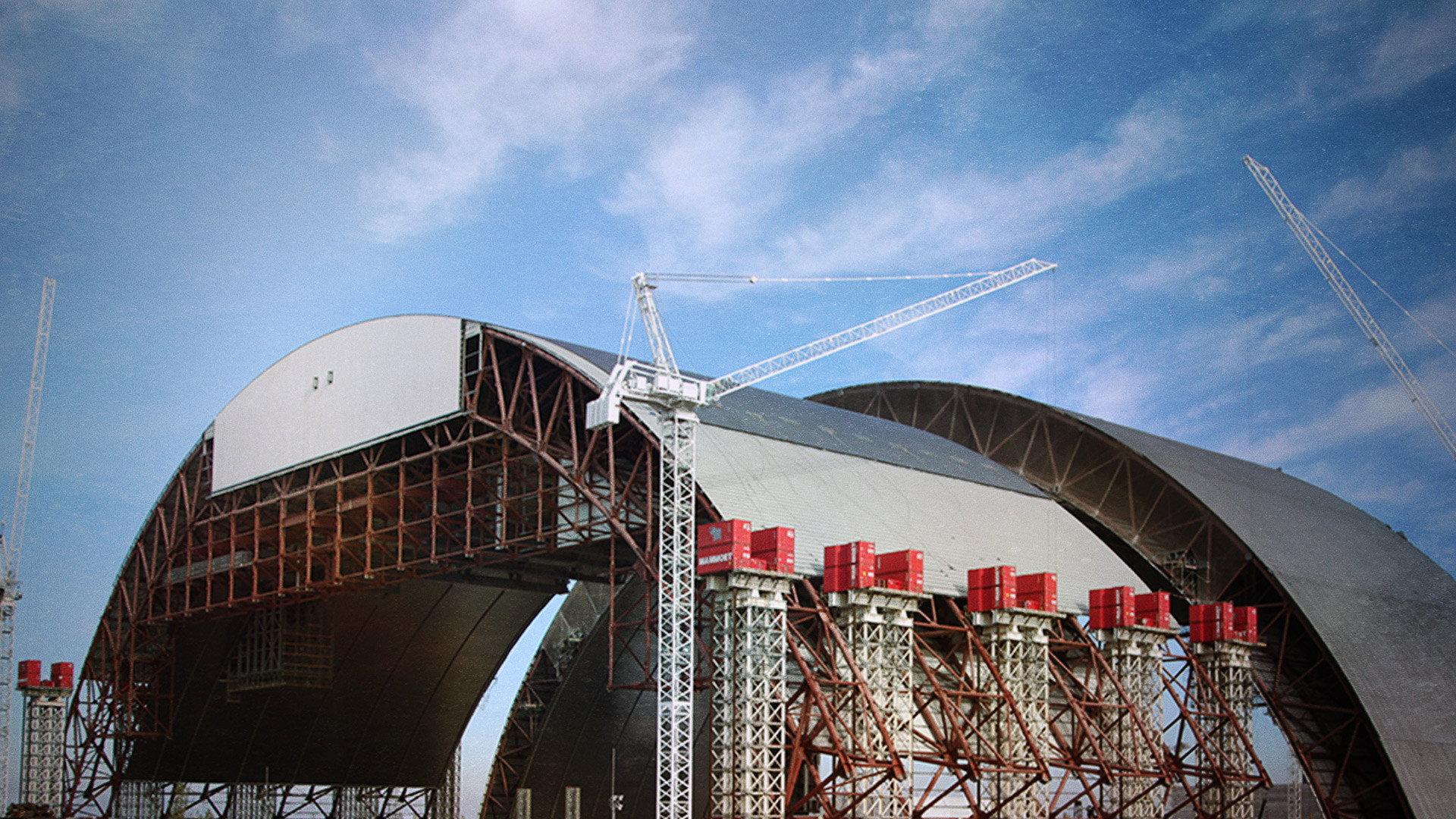 Still from Building Chernobyl's Megatomb