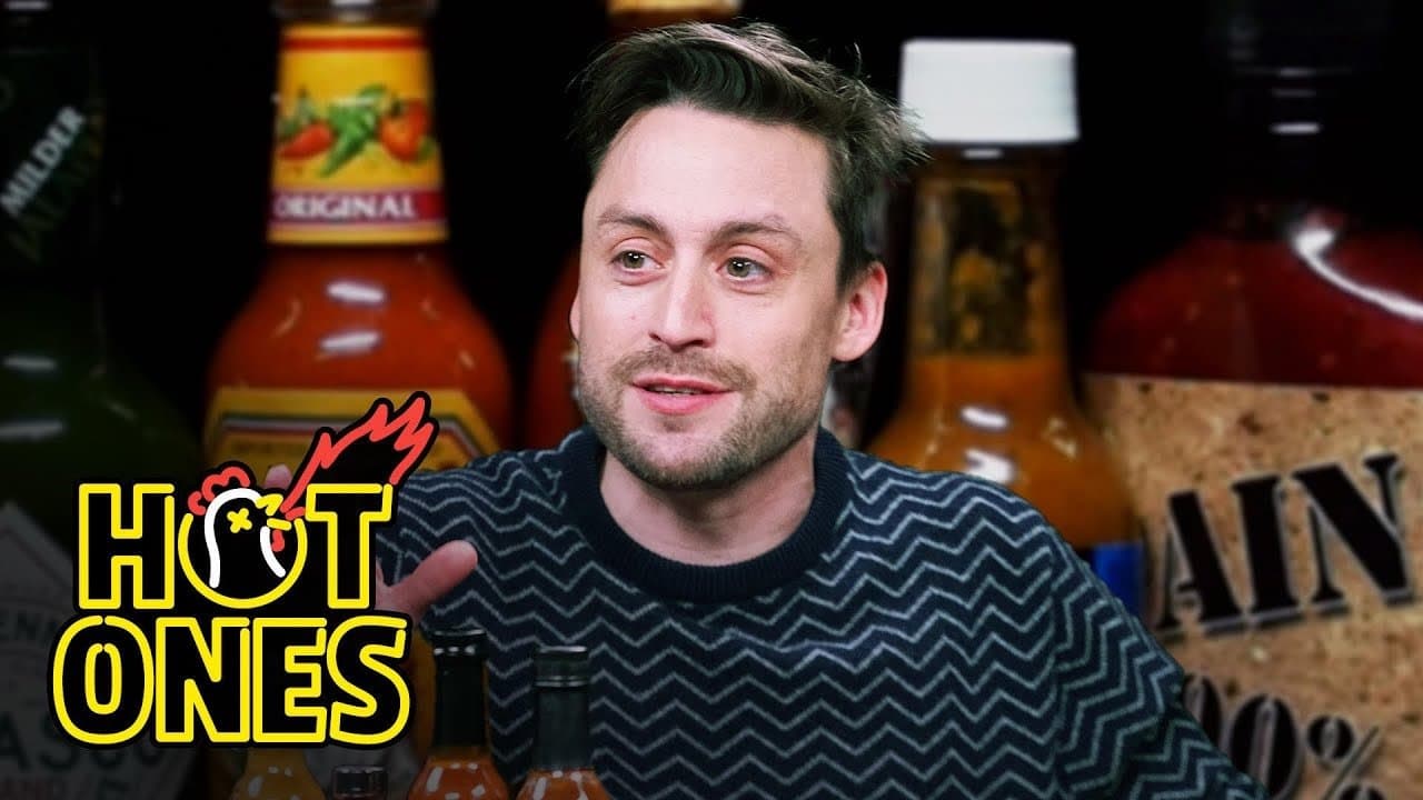Still from Kieran Culkin Fires Sean While Eating Spicy Wings
