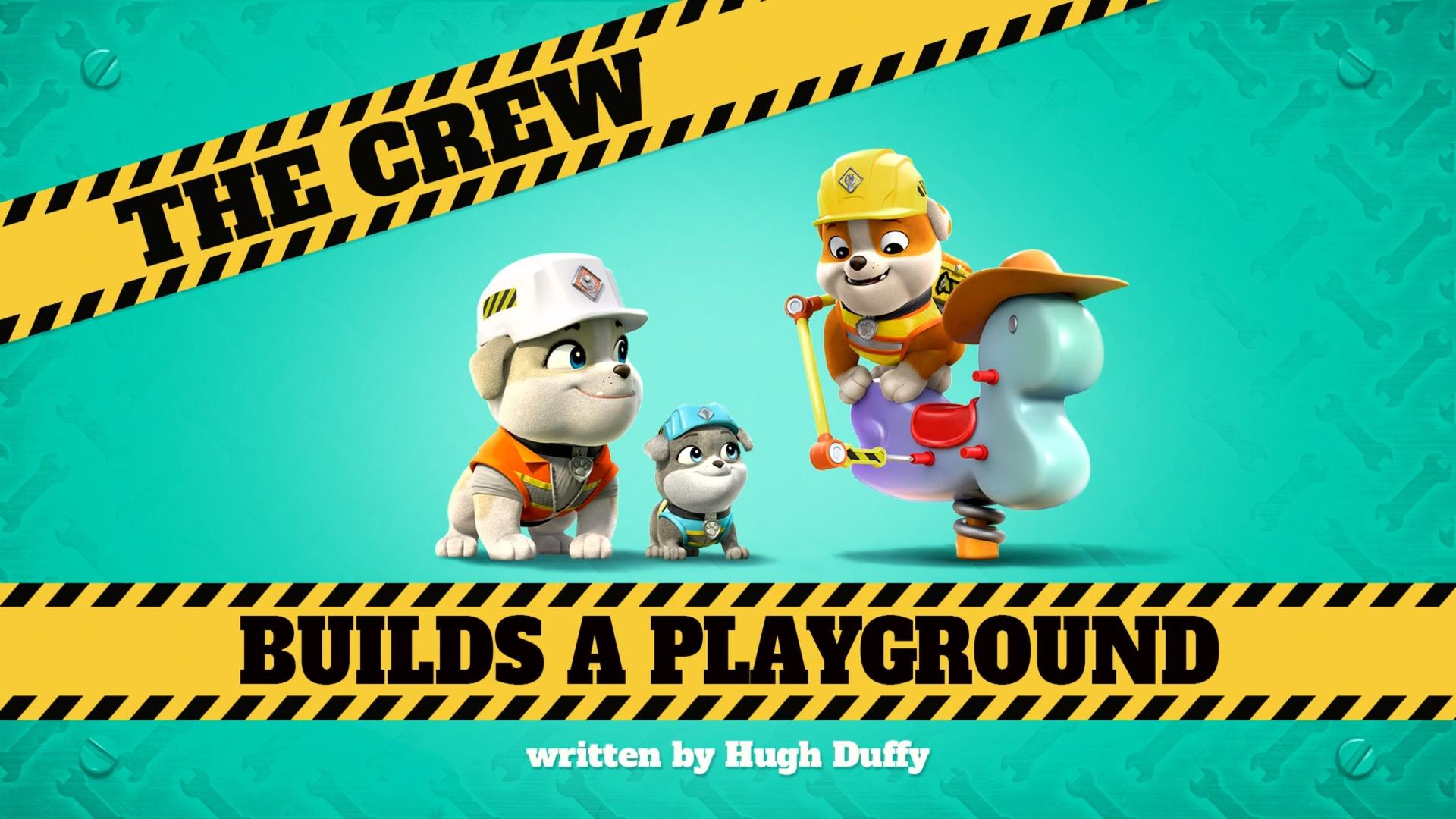 Still from The Crew Builds a Playground