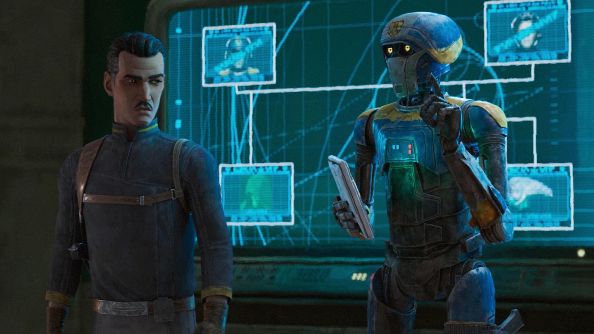 Still from Chapter 2: Sinister Schemes